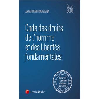 Code Des Droits De L Homme Et Des Libertes Fondamentales Reli