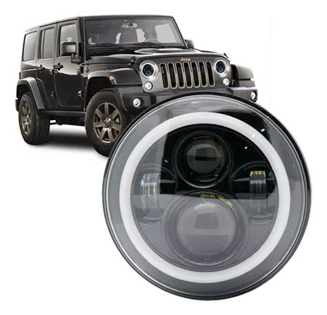 Pulgadas Ngel Faros Led Ronda Ojo De Wrangler Jeep Vocho Cuotas