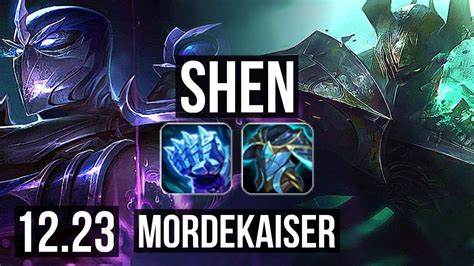 Shen Vs Morde Top 1 5m Mastery 600 Games 7 3 9 Euw Diamond