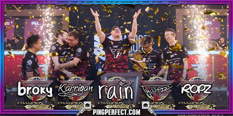 PingPerfect On Twitter Congratulations To FaZe Clan Who Took The PGL