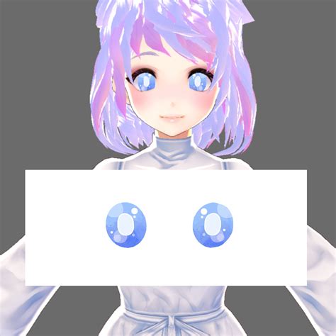 Vroid Eyes Texture Pack Eyeline Eyelash Included Yatsu Booth B