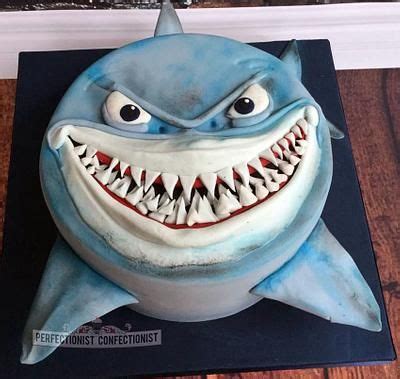 Bruce shark birthday cake – Artofit