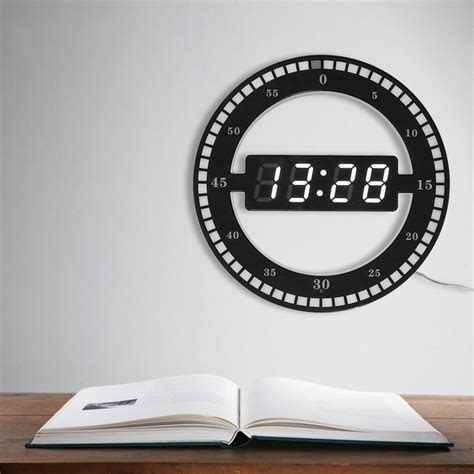 Horloge Murale Et Circulaire Led Cm L Horloge Murale