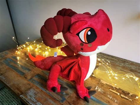 Aggro Dragon, Rescue Riders Replica Plush, Custom Plush Dragon Figurine ...