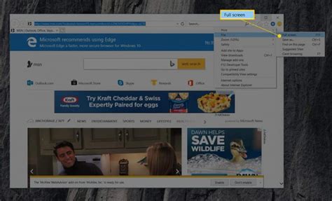 Jak aktywować tryb pełnoekranowy w przeglądarce Internet Explorer 11 Blog
