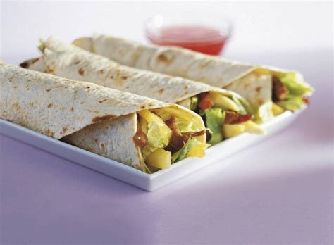 Wraps Met Gewokte Varkensreepjes En Mango Recept Allerhande Albert