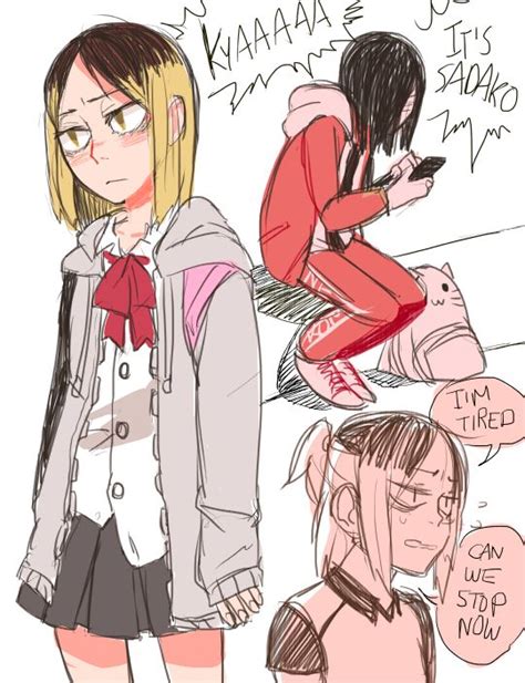 Fem Kenma And Kuroo Haikyuu Genderbend Kenma Haikyuu