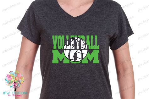 Volleyball Mom Svg Dxf Eps Cut File By Afw Designs Thehungryjpeg