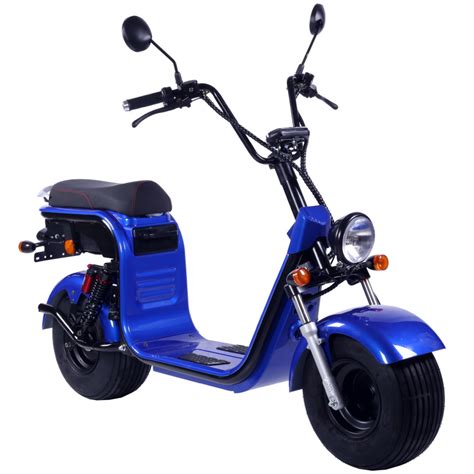 Eec Coc W Electric Citycoco Scooter Mobiliy With Dual Battery For