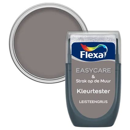 Flexa Muurverf Tester Strak Op De Muur Leisteengrijs Ml