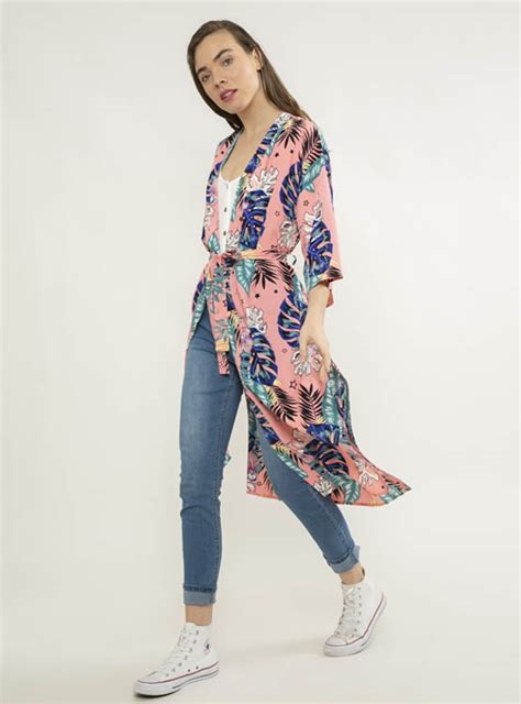 Ripley KIMONO BARBADOS PRINT FLORES