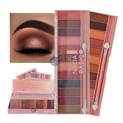 Jasmyne Paleta De Sombras Nude Nada Basico JS01108A B 2un