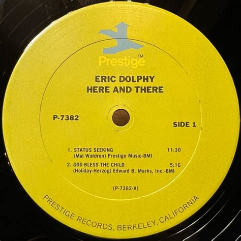 Eric Dolphy Here And There LP