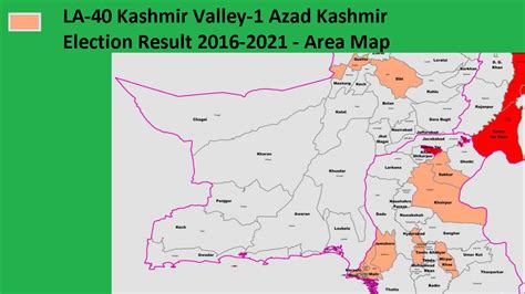 La Kashmir Valley Azad Kashmir Election Result Area Map