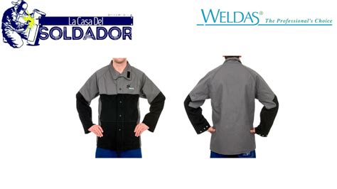 Chaqueta P Soldador Talla L Weldas La Casa Del Soldador