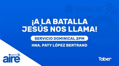 A la batalla Jesús nos llama Hna Patricia López Bertrand YouTube