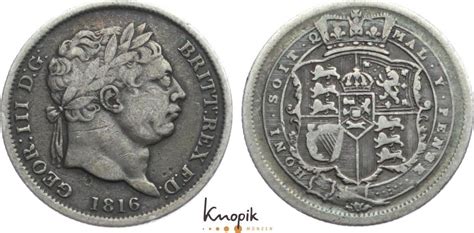 Großbritannien Shilling 1816 George III 1760 1820 sehr schön MA Shops