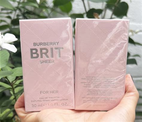 Burberry Brit Sheer Eau De Toilette Ml