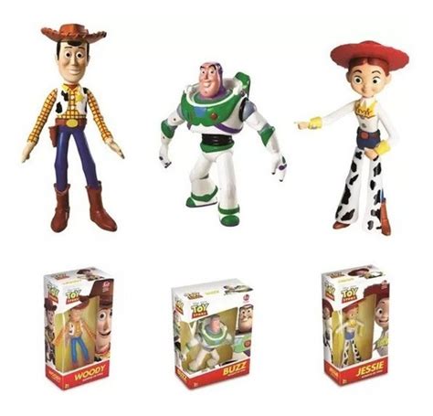 Coleção Toy Story Woody Buzz E Jessie Vinil Líder Frete grátis