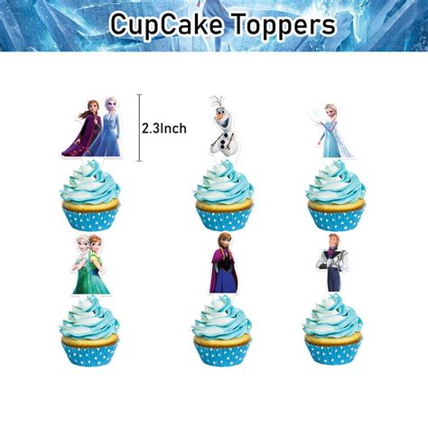 Frozen Elsa Happy Birthday Party Supplies Banner Balloons Cake Topper