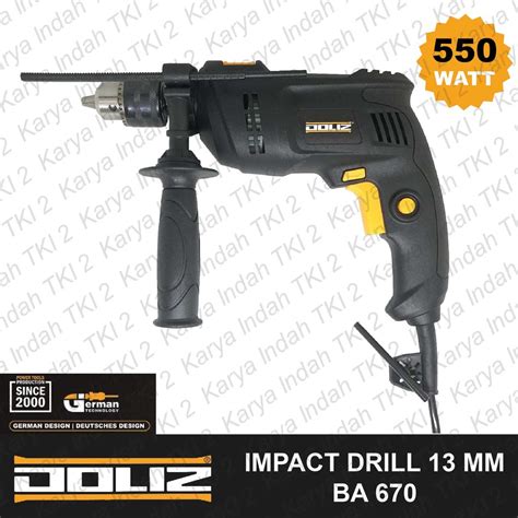 Jual Mesin Bor Beton DOLIZ BA670 Impact Drill 13 MM BA 670 Besi Kayu