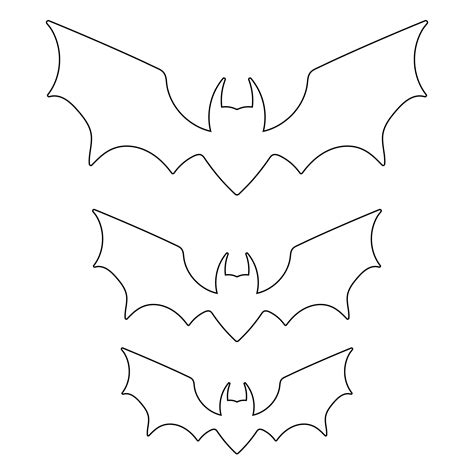 Printable Halloween Bats - Printable JD