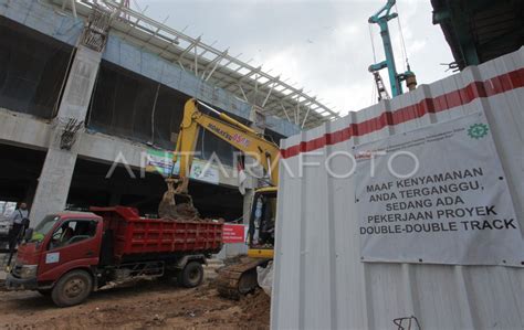 Pembangunan Jalur Ddt Manggarai Cikarang Antara Foto