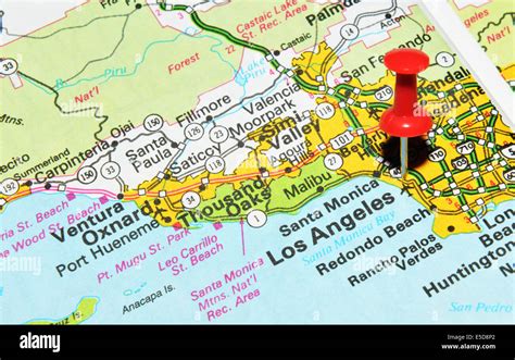 Los Angeles Counties Map