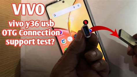 Vivo Y36 Usb Otg Support Test How To Use Usb Otg Connection In Vivo Android Youtube