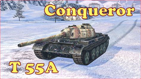 Conqueror T A Wot Blitz Uz Gaming Youtube