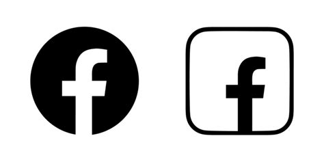 Facebook Icon Black PNGs for Free Download