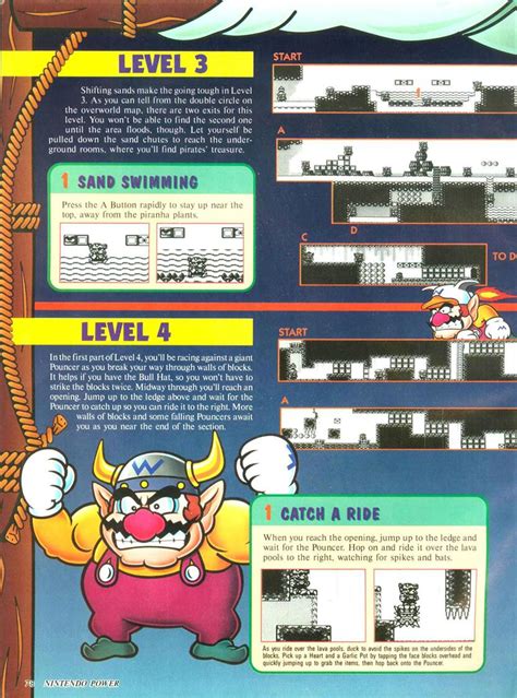 Super Mario Land 3: Wario Land - massive 16 page guide in Nintendo ...