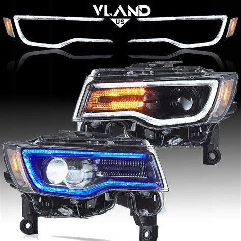 Lampa Lampy Led Drl Vland Komplet Jeep Grand Cherokee Wk Yaa