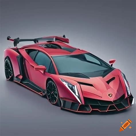 Lamborghini Veneno Supercar On Craiyon