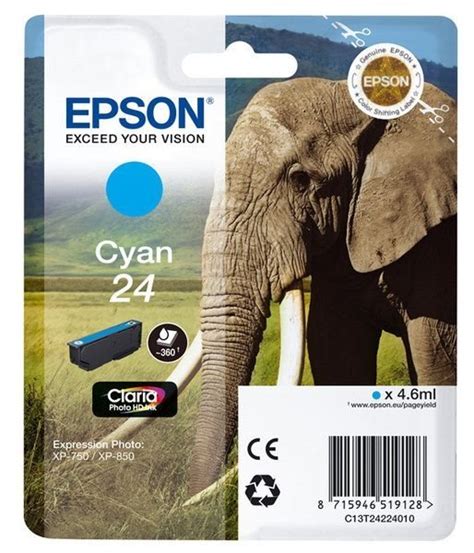 Epson Singlepack Cyan 24 Claria T2422 Kaufen