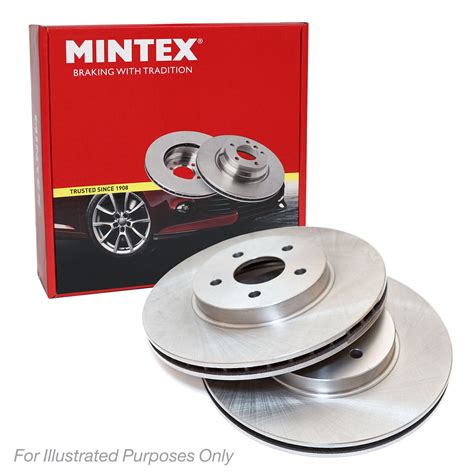 Mintex Front Brake Discs Coated 288mm Pair For VW Passat 3B5 1 8 T EBay