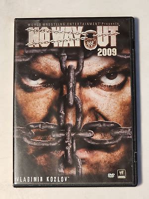 WWE NO WAY OUT 2009 DVD EDGE TRIPLE H UNDERTAKER JEFF HARDY JOHN CENA