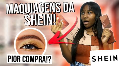 Testando Makes Da Shein Pela Vez Elle Serpa Youtube