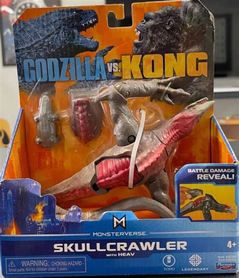 GODZILLA VS KONG Monsterverse Skullcrawler With Heav Figure Playmates