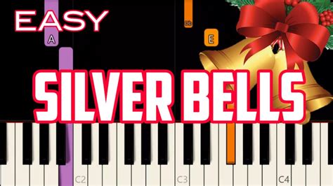 SILVER BELLS ( LYRICS ) - CHRISTMAS SONG | EASY PIANO - thejesusculture