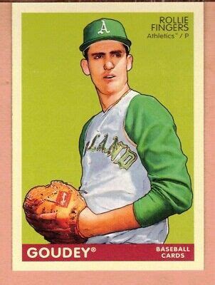 Rollie Fingers Upper Deck Goudey Sp Ebay