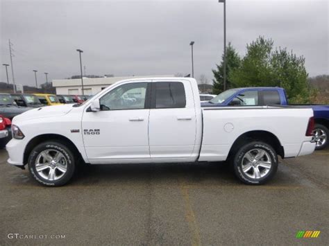 Bright White 2015 Ram 1500 Sport Quad Cab 4x4 Exterior Photo 99628242