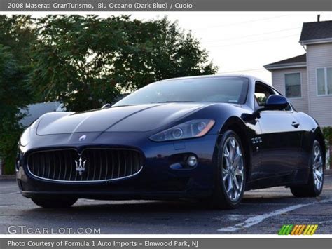 Elegant Dark Blue Maserati GranTurismo