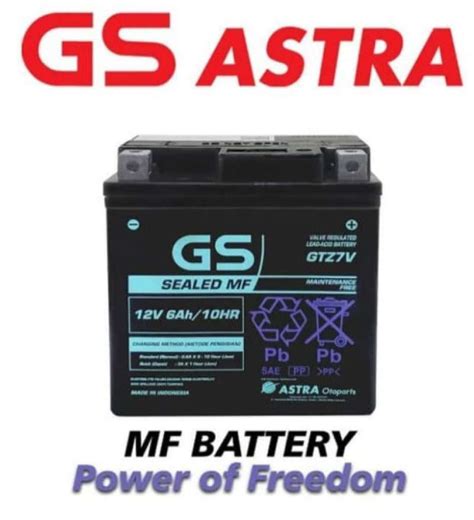 Promo Aki Gs Astra Gtz7v 100 Original Untuk Motor Nmax Aerox 155 Lexi