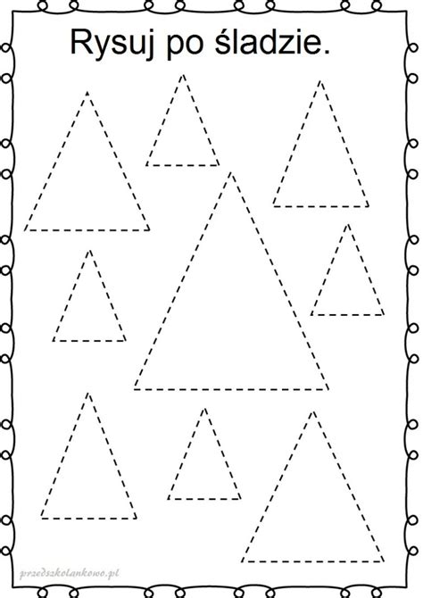 Figury Geometryczne Karty Pracy Zestaw 3 Przedszkolankowo