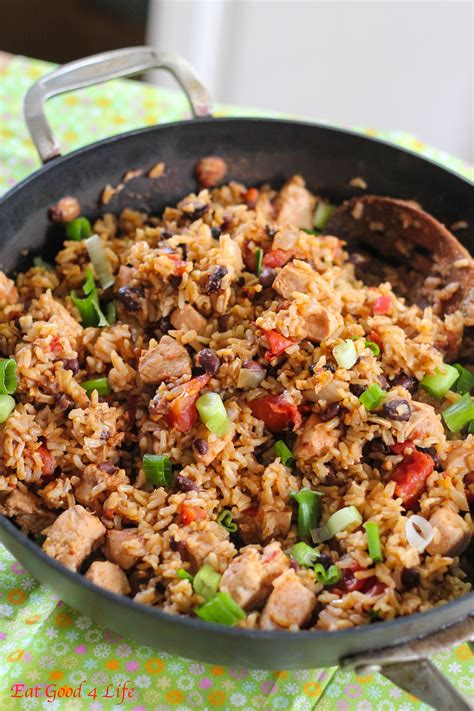 One Pot Black Beans, Chicken and Rice Recipe