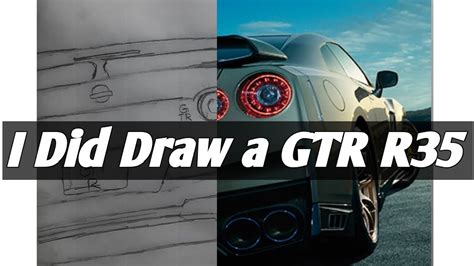 How To Draw Nissan Gtr R35 Car Cars Carlover Youtube