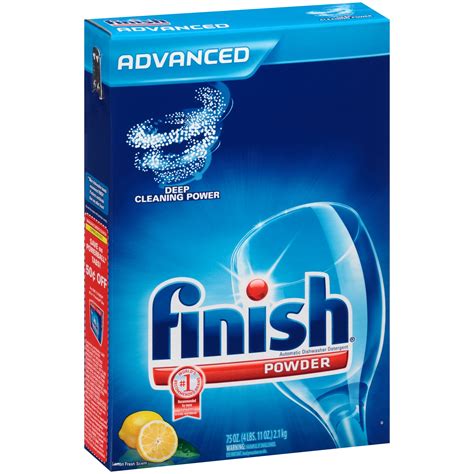 Finish Lemon Fresh Scent Powder Automatic Dishwasher Detergent 75 Oz