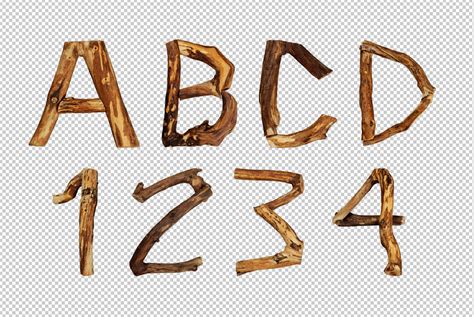 Craft Wood Font Opentype Typeface