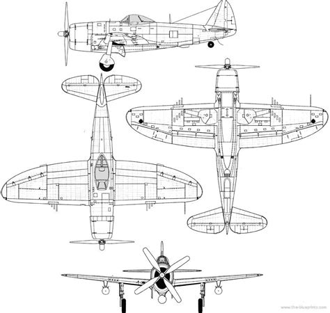 Pin by Mike Kloepfer on Blueprints | Blueprints, Vintage aircraft, Wwii ...